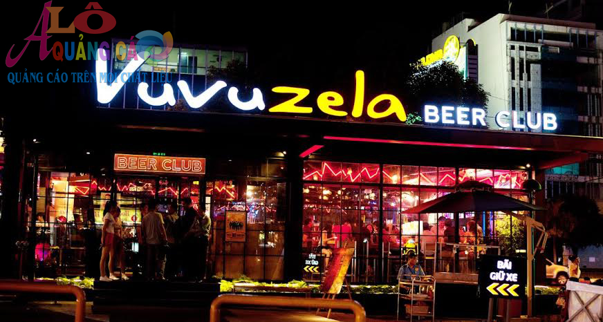 Chữ nổi mica led cho Vuvuzela Beer Club