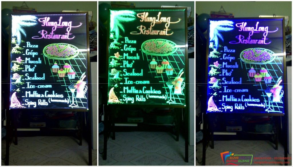 Thi công bảng biển hiệu quảng cáo đẹp giá rẻ