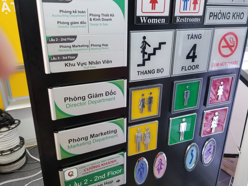 Thi công bảng biển hiệu quảng cáo đẹp giá rẻ