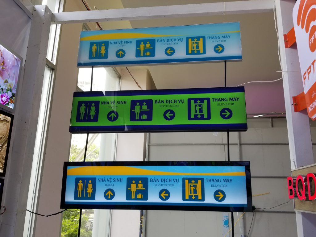 Thi công bảng biển hiệu quảng cáo đẹp giá rẻ